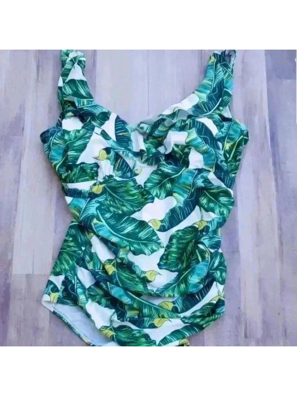 NWOT Ruffles One Piece Swimsuit